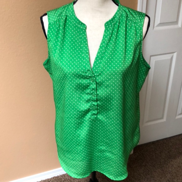 New York & Company Tops - Polka Dot Sleeveless Top